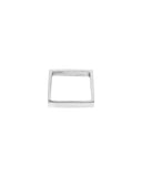 NAKED SQUARE RING jewelry, Kendall Conrad 5 Sterling SIlver 