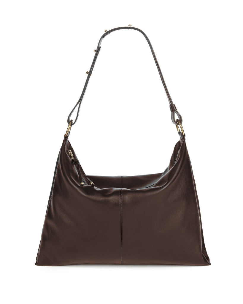 NEREIDA SHOULDER BAG in Umber Napa shoulder bag Kendall Conrad   