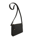 OLIMPIA CROSSBODY AND SHOULDER BAG in Black Suede leather bag, Kendall Conrad   