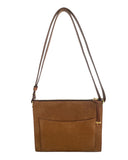 OLIMPIA CROSSBODY AND SHOULDER BAG in Sienna Suede leather bag, Kendall Conrad   