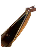 OLIMPIA CROSSBODY AND SHOULDER BAG in Sienna Suede leather bag, Kendall Conrad   