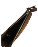 OLIMPIA CROSSBODY AND SHOULDER BAG in Umber Suede leather bag, Kendall Conrad   