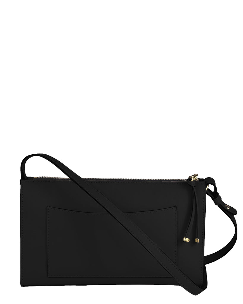 OLIMPIA WALLET CROSSBODY in Black Napa wallet bag Kendall Conrad   