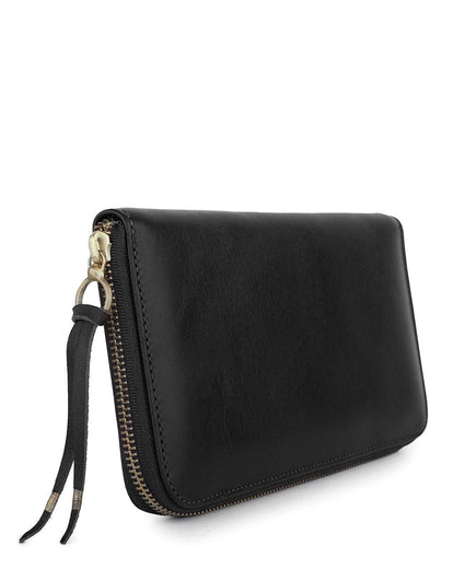 PASSPORT CASE in Black Napa leather, travel Kendall Conrad   