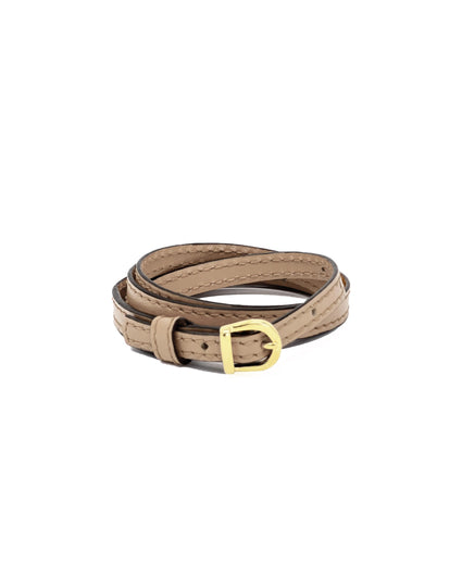 PAZ WRIST WRAP in Beige Napa leather wrist wrap Kendall Conrad   
