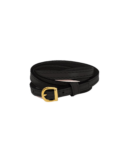 PAZ WRIST WRAP in Black Napa leather wrist wrap Kendall Conrad   