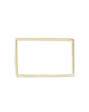 RECTANGLE BANGLE jewelry, Kendall Conrad Solid Brass  
