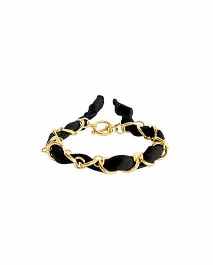 RIBBON CHAIN II BRACELET jewelry Kendall Conrad Black  