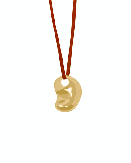 ROCK IV PENDANT new jewelry arrivals, Kendall Conrad Gold Plated Natural Brown 