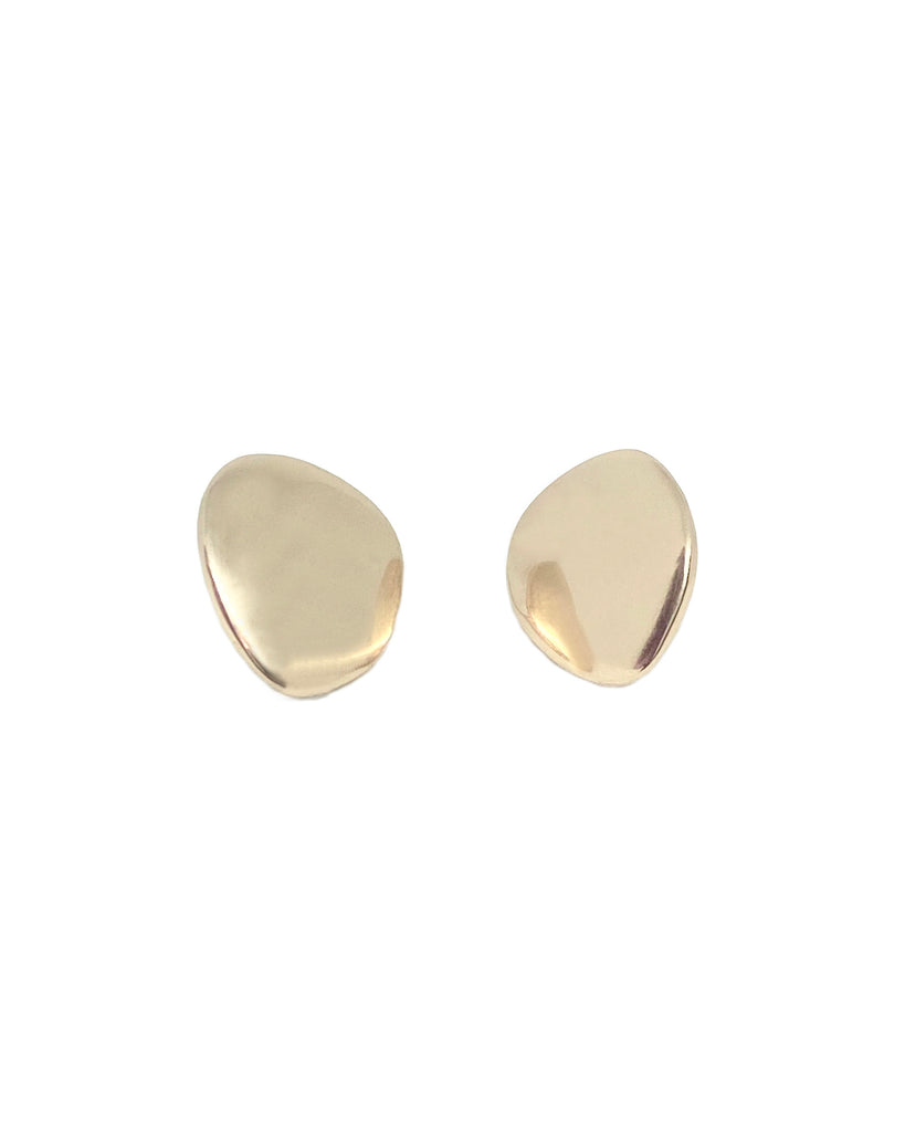 ROCK III POST EARRINGS new jewelry arrivals, Kendall Conrad Brass  