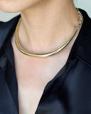 ROUNDED ARC CHAIN COLLAR NECKLACE necklace Kendall Conrad   