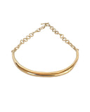 ROUNDED ARC CHAIN COLLAR NECKLACE necklace Kendall Conrad Gold Plated  