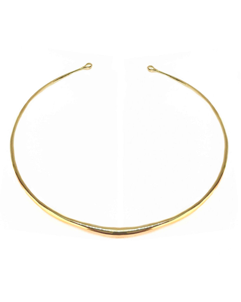 ROUNDED CHOKER new jewelry arrivals, Kendall Conrad Brass  