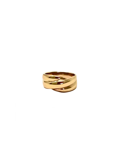 FUSION WRAP RING ring Kendall Conrad Gold Plated 6 