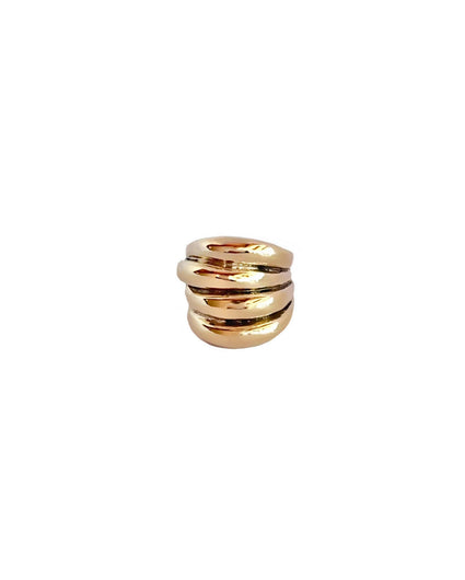 ROUNDED FUSION RING Rings Kendall Conrad Brass 6 