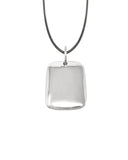 RECTANGLE PENDANT new jewelry arrivals, Kendall Conrad Sterling Silver Natural Brown 
