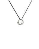 ROUNDED RING I PENDANT Charms & Pendants Kendall Conrad Sterling Silver Natural Brown 