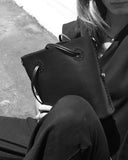 SANCHA BUCKET BAG in Umber Napa leather Kendall Conrad   