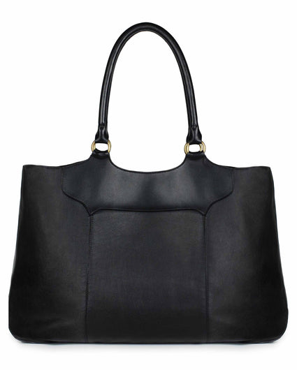 SEGOVIA LARGE TOTE BAG in Black Napa leather Kendall Conrad   