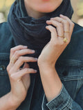THIN STACKING RING gold Kendall Conrad   