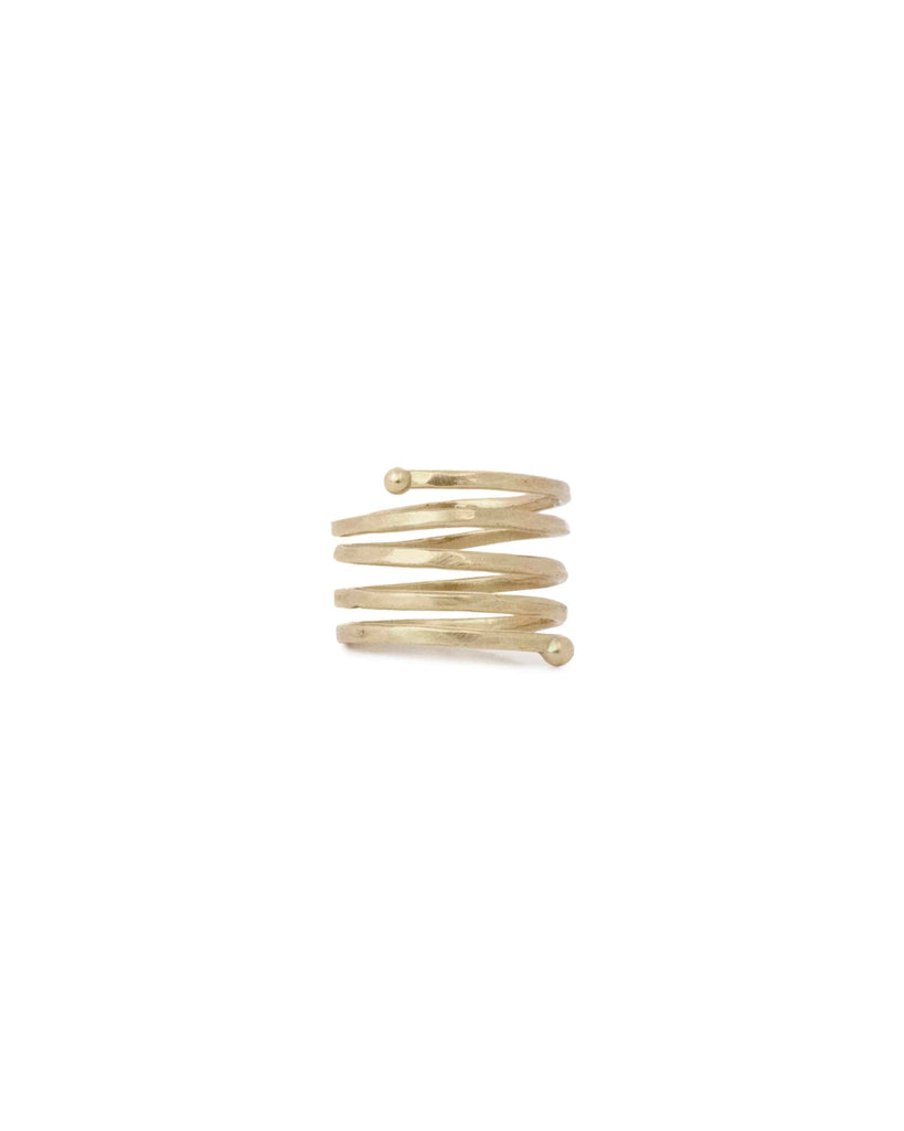 SPIRAL RING II jewelry, Kendall Conrad Brass  