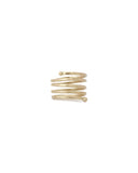 SPIRAL RING II jewelry, Kendall Conrad Brass  
