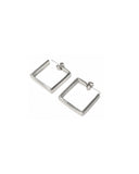 NAKED SQUARE HOOP EARRINGS jewelry, Kendall Conrad   