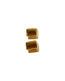 SQUARE HUGGIE HOOP EARRINGS in 18K Gold Filled earrings Kendall Conrad   