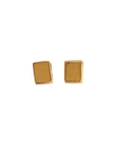 SQUARE HUGGIE HOOP EARRINGS in 18K Gold Filled earrings Kendall Conrad   