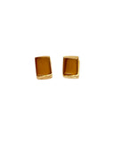 SQUARE HUGGIE HOOP EARRINGS in 18K Gold Filled earrings Kendall Conrad   