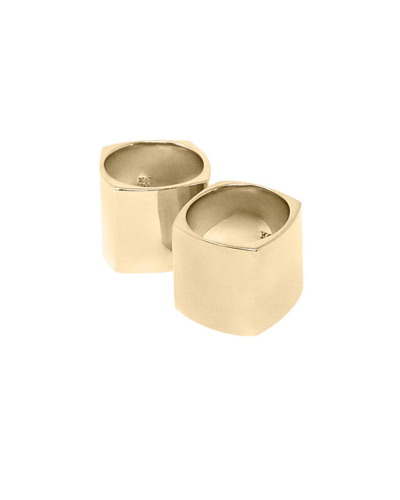 SQUARE RING IV jewelry, Kendall Conrad 6 Brass 
