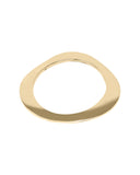 TAPERED WIDE BANGLE jewelry, Kendall Conrad Brass  