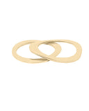 TAPERED WIDE BANGLE jewelry, Kendall Conrad Gold Plated  