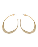 TAPERED I HOOP EARRINGS new jewelry arrivals, Kendall Conrad Gold Plated  