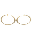 TAPERED II HOOP EARRINGS new jewelry arrivals, Kendall Conrad Gold Plated  