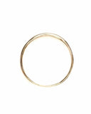 ROUNDED THICK BANGLE jewelry, Kendall Conrad Brass  