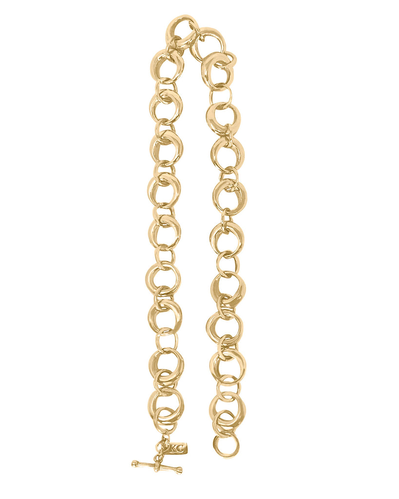 ROUNDED RING COLLAR NECKLACE new jewelry arrivals, Kendall Conrad Gold Plated  