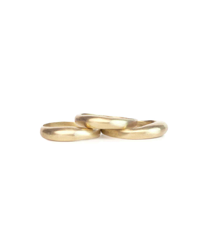 THICK ROUNDED RING jewelry, Kendall Conrad 6 Brass 