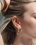 THICK ROUNDED SMALL HOOP EARRINGS earrings Kendall Conrad   