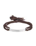 THIN BAR BRACELET jewelry, Kendall Conrad Brown Sterling Silver 