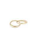 DOUBLE RING I jewelry, Kendall Conrad 5 Gold Plated 
