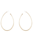 ROUNDED III HOOP EARRINGS jewelry, Kendall Conrad Brass  