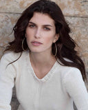 ROUNDED III HOOP EARRINGS jewelry, Kendall Conrad   