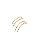 THIN ROUNDED II POSTS EARRINGS jewelry, Kendall Conrad   
