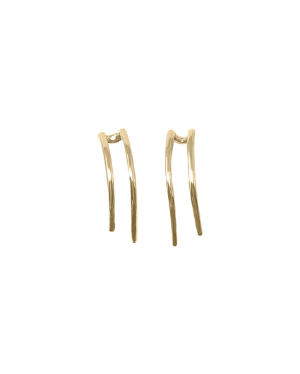 THIN ROUNDED II POSTS EARRINGS jewelry, Kendall Conrad Gold Plated  