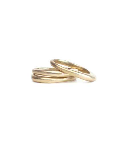 THIN ROUNDED RING jewelry, Kendall Conrad 5 Brass 