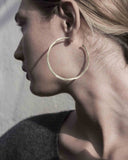TAPERED THIN HOOP EARRINGS jewelry, Kendall Conrad   