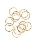 THIN STACKING RING gold Kendall Conrad   