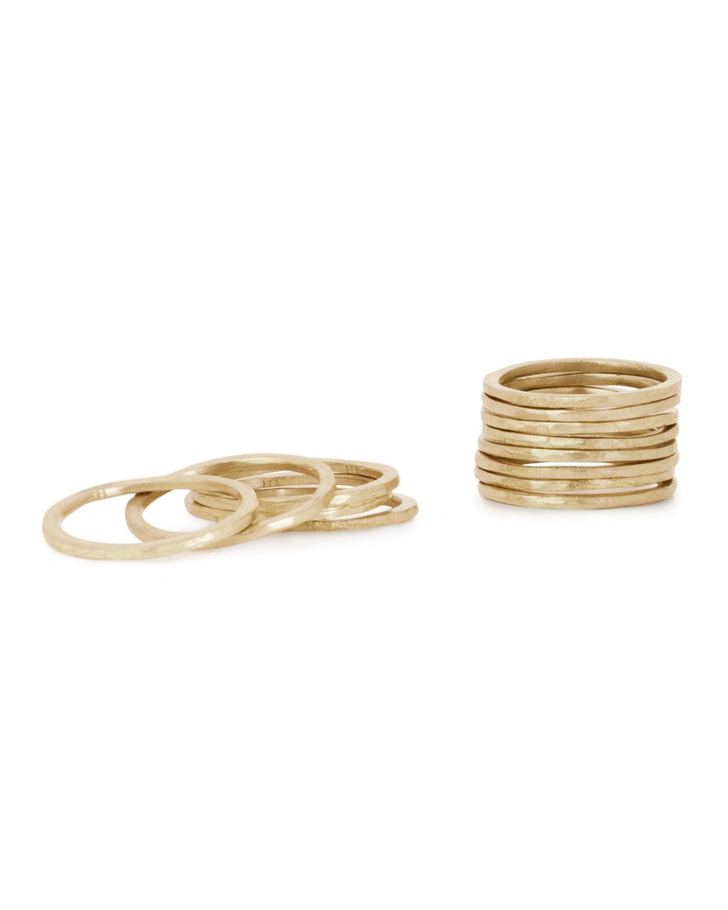 THIN STACKING RING gold Kendall Conrad   