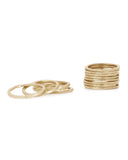THIN STACKING RING gold Kendall Conrad   